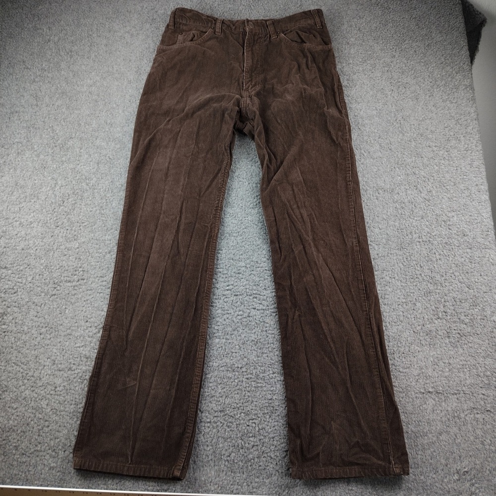 Billy Reid Corduroy Pants Mens 31x32 Brown Straight Leg Made in USA EUC